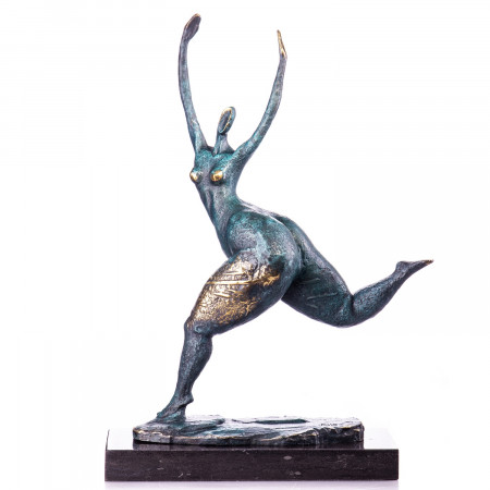 Sculpture en bronze "Femme nue de Milo"