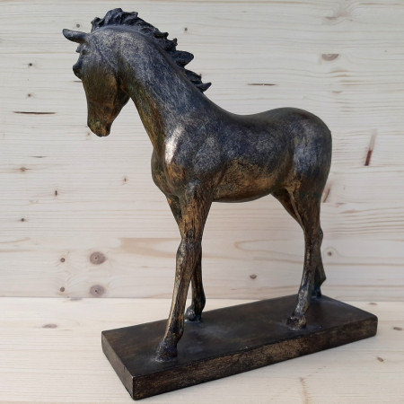 Trophée en résine Le Poulain