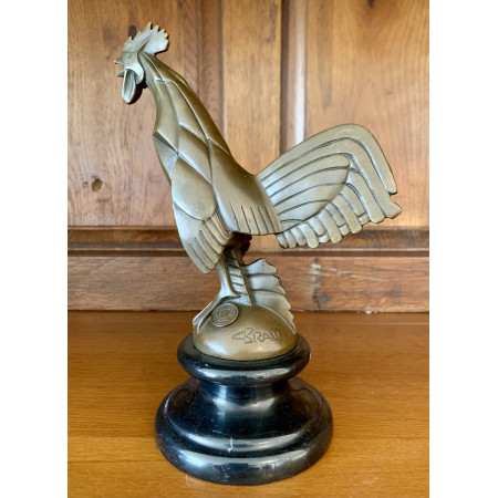 Sculpture en bronze Le Coq Français