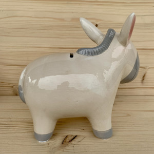 Tirelire poney blanc 2