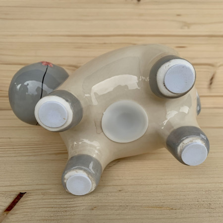 Tirelire poney blanc