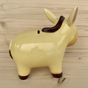 Tirelire poney champagne 2