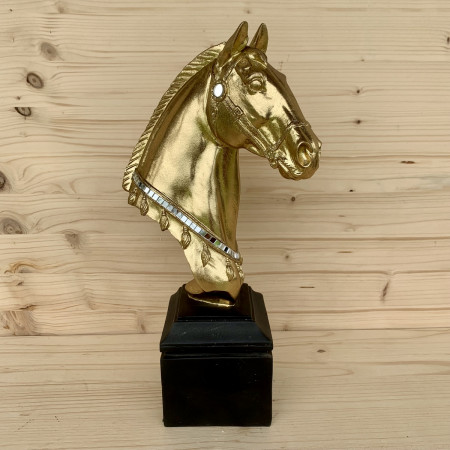 Trophée buste cheval lusitanien