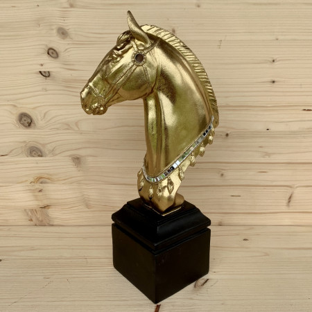 Trophée buste cheval lusitanien