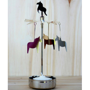 Bougeoir carrousel chevaux 