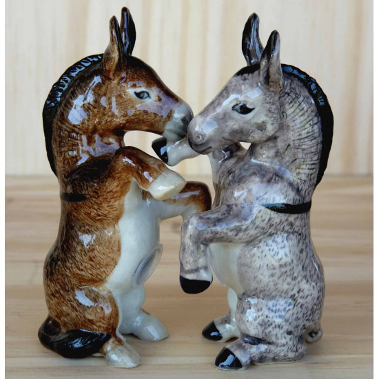 Salière et poivrière âne 