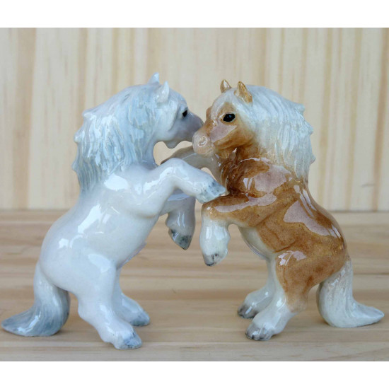 Salière et poivrière cheval et poney 
