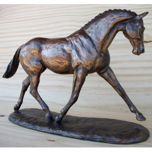 Cheval au trot avec pions  2