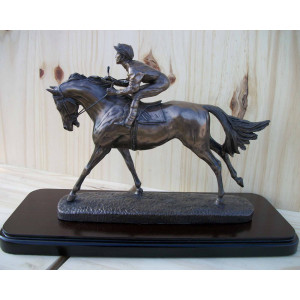 Jockey et son cheval Le Favori  2