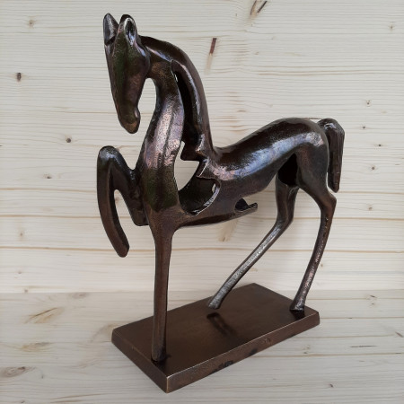 Sculpture Cheval moderne bronze