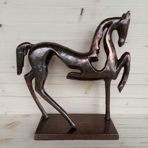 Sculpture Cheval moderne bronze 2