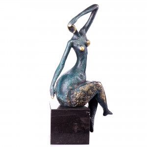 Sculpture en bronze Femme nue moderne 2